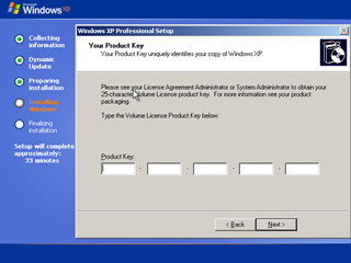 windows xp cd key